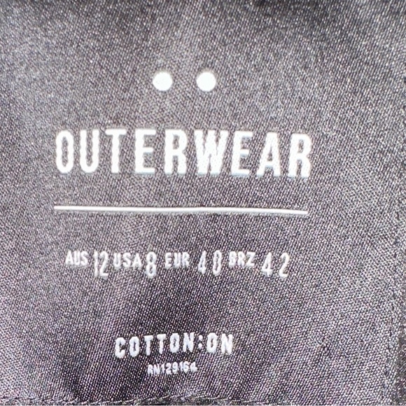 Cotton On Multicolor Women's Bomber Jacket Lightweight Unique Rare Find Size 8 - Picture 5 of 8